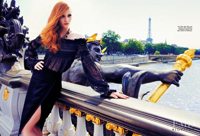Alexina Graham featured in The Age of Opulence, December 2012