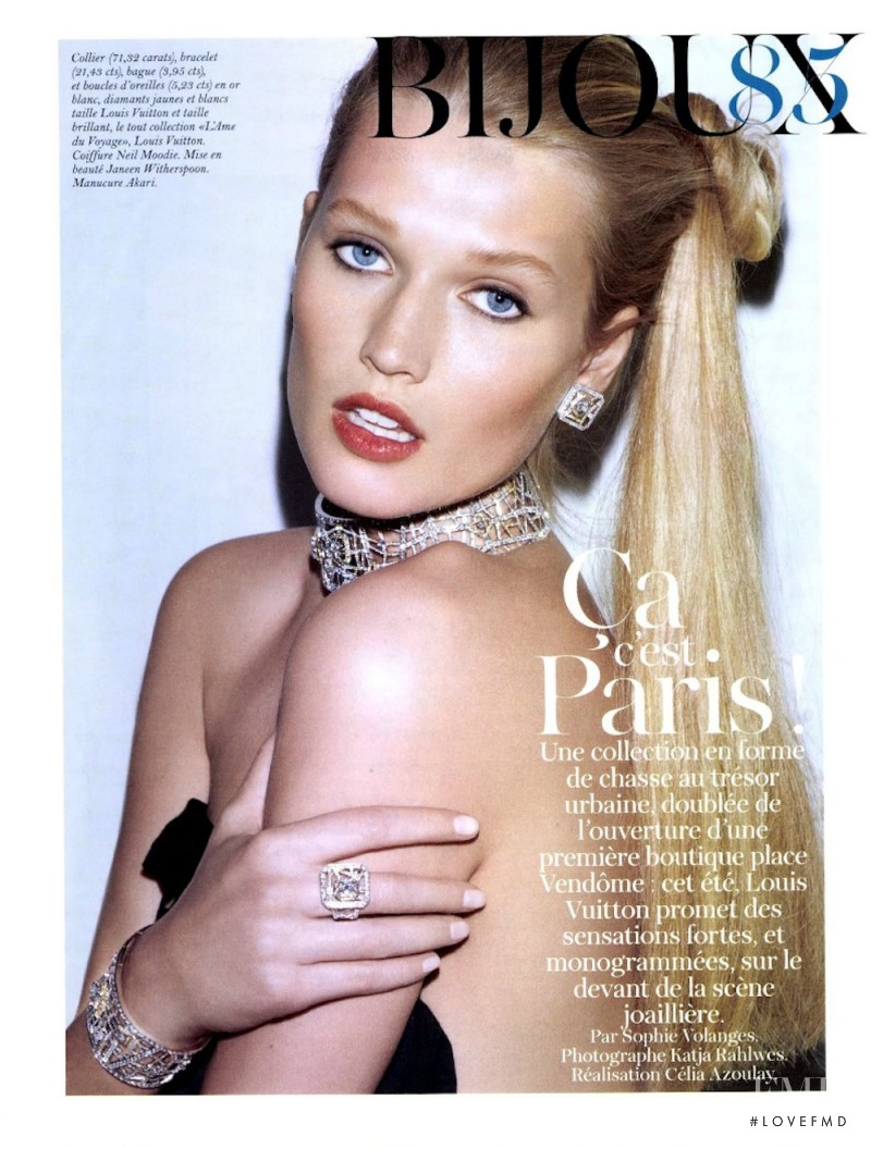Toni Garrn featured in Ça c\'est Paris!, June 2012