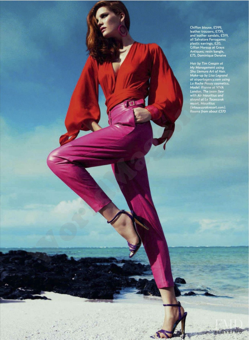 Alexina Graham featured in Living Colour, April 2012