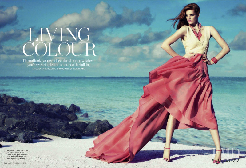 Alexina Graham featured in Living Colour, April 2012