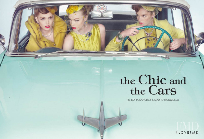 Alexina Graham featured in The Chic and the Cars, October 2009