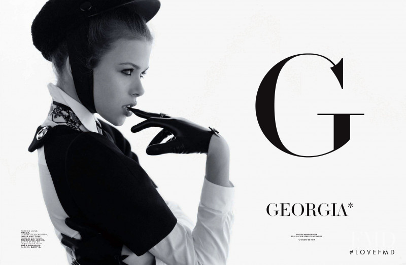 Georgia Fowler featured in G Georgia, September 2011