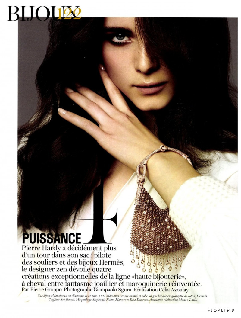 Anna de Rijk featured in Bijoux, April 2012