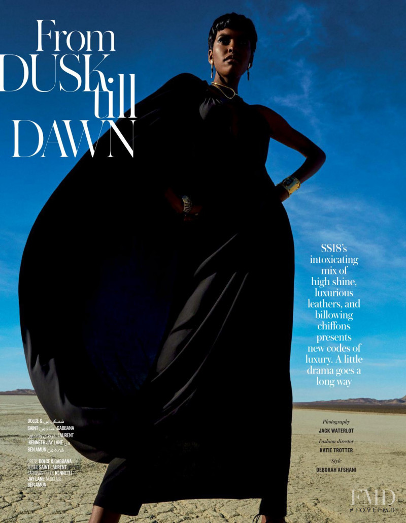 Amilna Estevão featured in From Dusk Till Dawn, March 2018