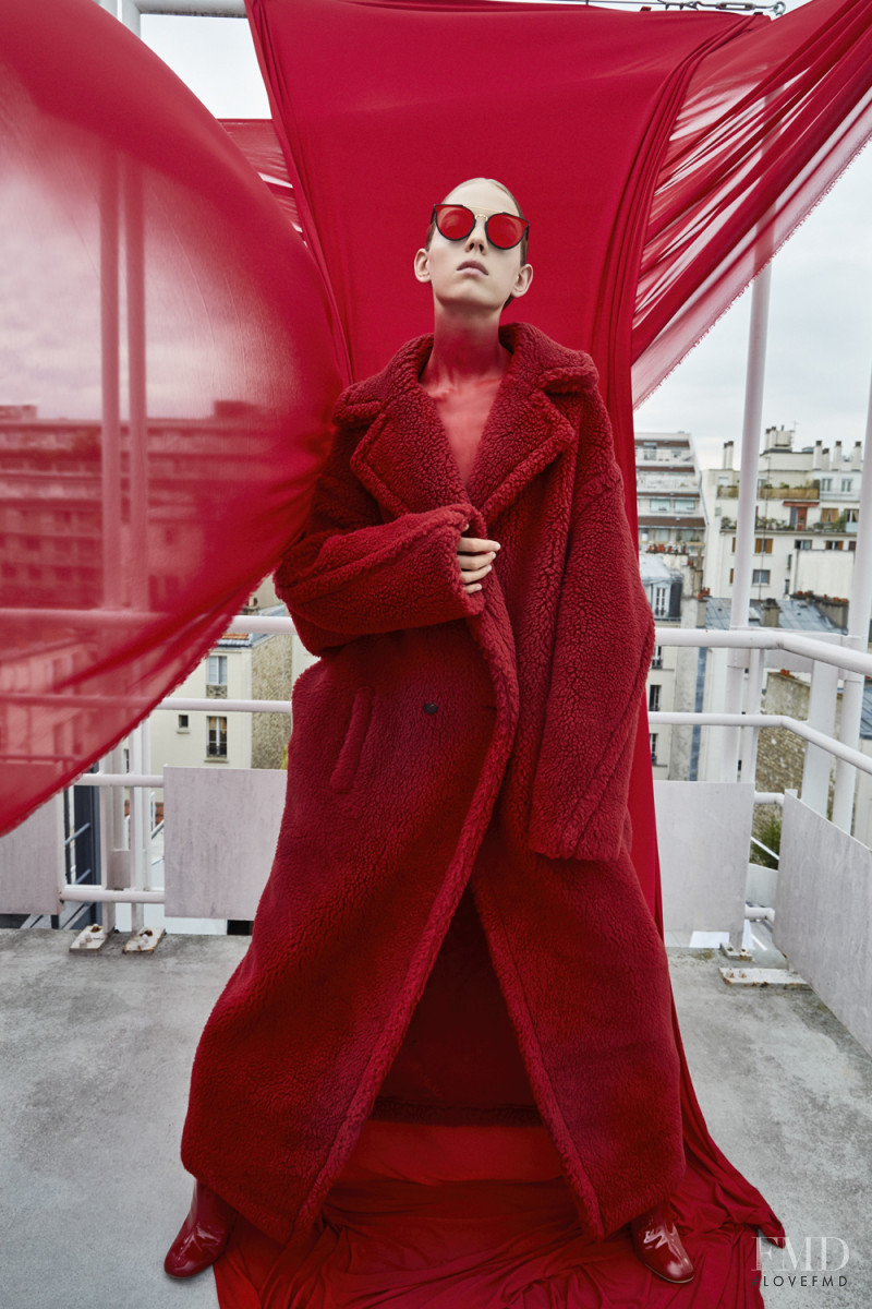 Mariana Zaragoza featured in Total Red, October 2017
