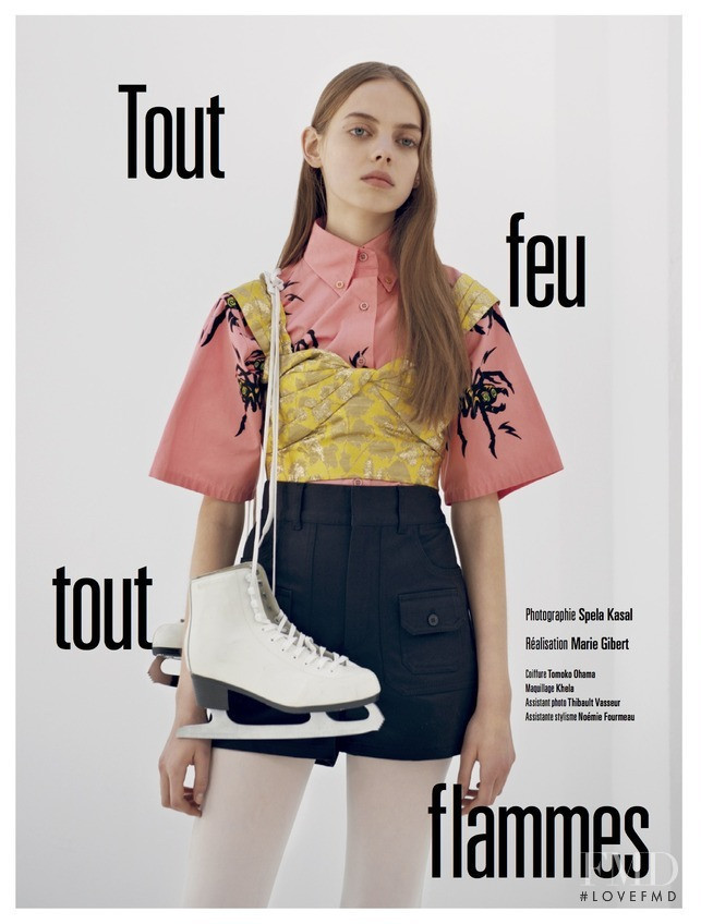 Mariana Zaragoza featured in Tout Feu Tout Flammes, April 2018