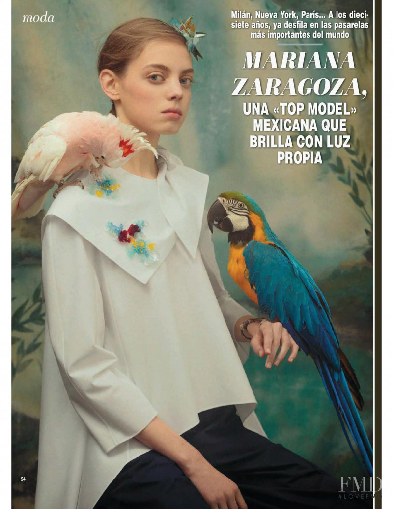 Mariana Zaragoza featured in Mariana Zaragoza, March 2018