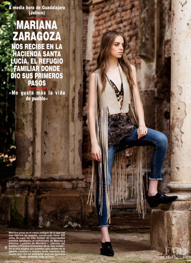 Mariana Zaragoza featured in Mariana Zaragoza, August 2017