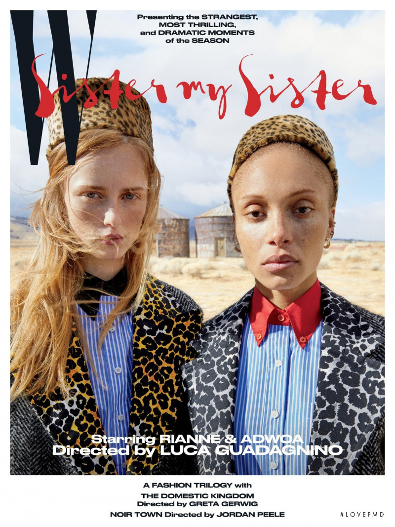 Adwoa Aboah featured in Rianne van Rompaey and Adwoa Aboah, February 2018