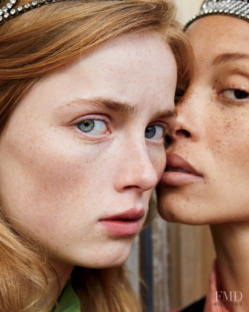 Adwoa Aboah featured in Rianne van Rompaey and Adwoa Aboah, February 2018