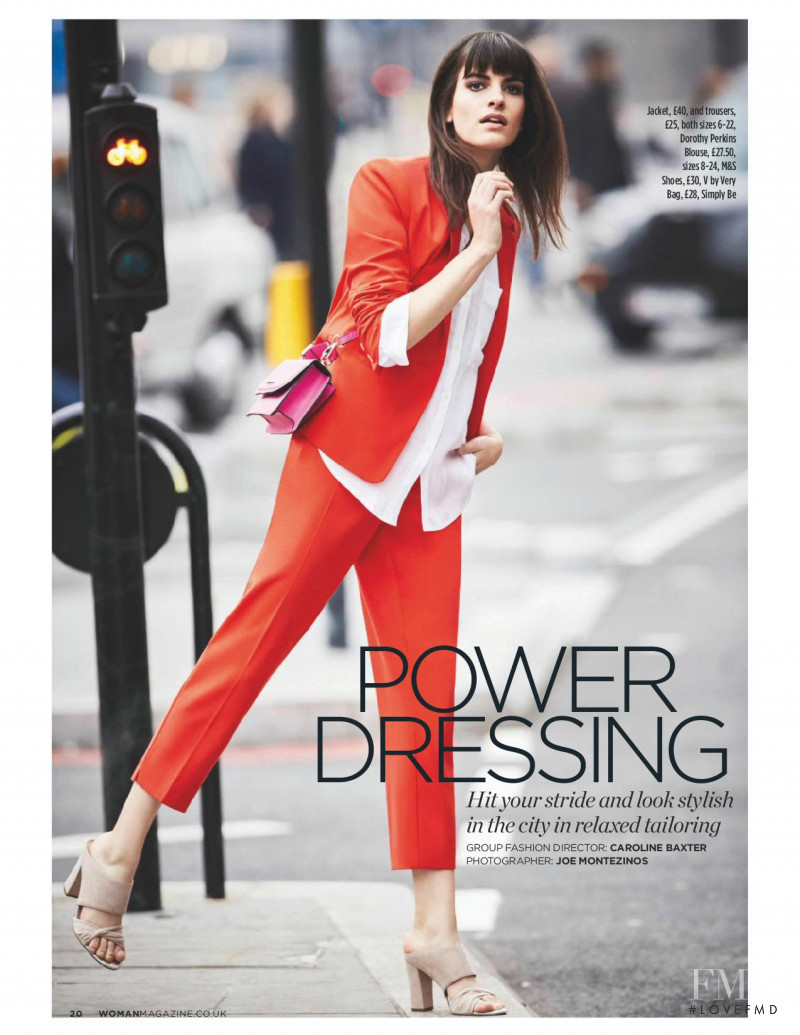 Rebecca Gobbi featured in Power Dressing, January 2017