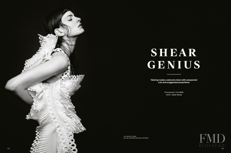 Rebecca Gobbi featured in Shear Genius, November 2017