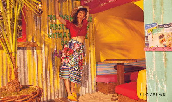 Rebecca Gobbi featured in Tropical fashion, July 2017