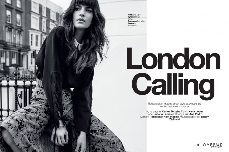 Rebecca Gobbi featured in London Calling, April 2017