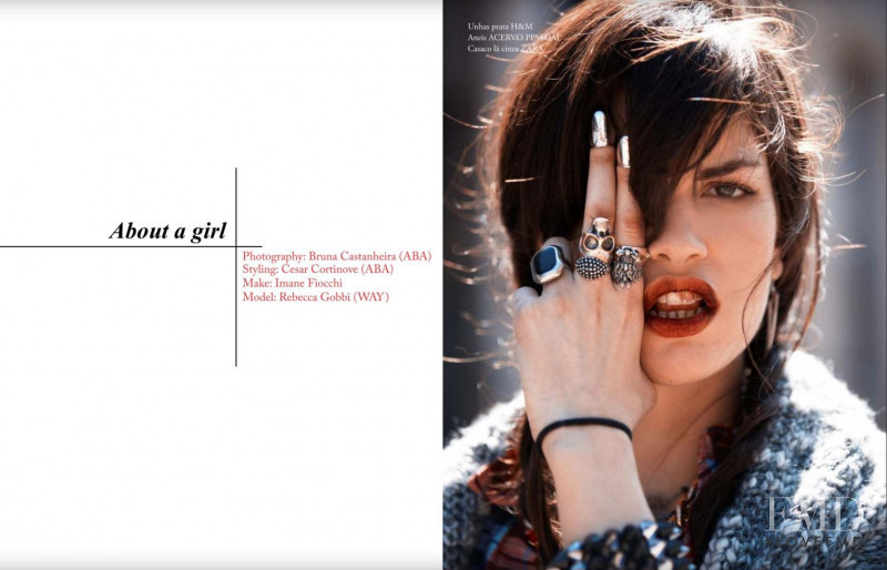 Rebecca Gobbi featured in About a girl, April 2014