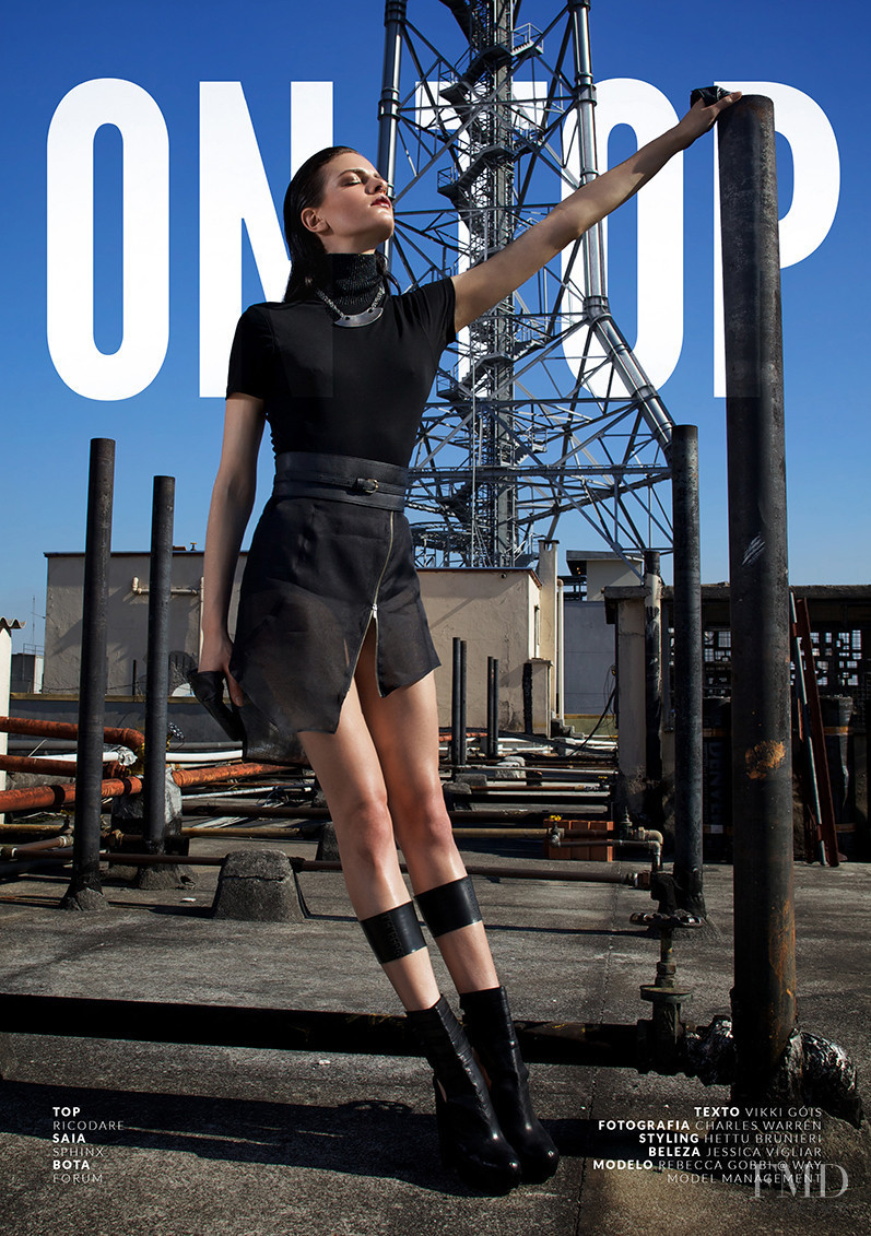 Rebecca Gobbi featured in On Top, September 2014