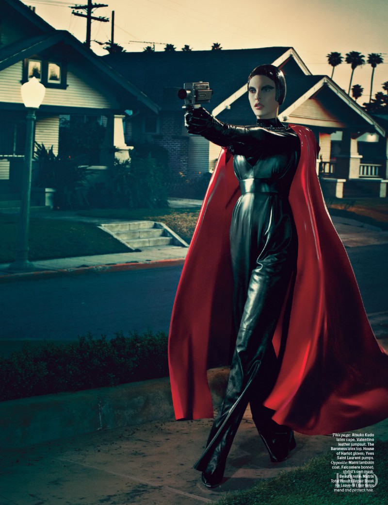 Linda Evangelista featured in Super Linda, September 2012