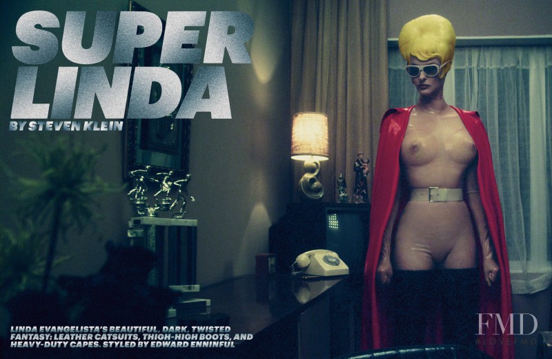 Linda Evangelista featured in Super Linda, September 2012