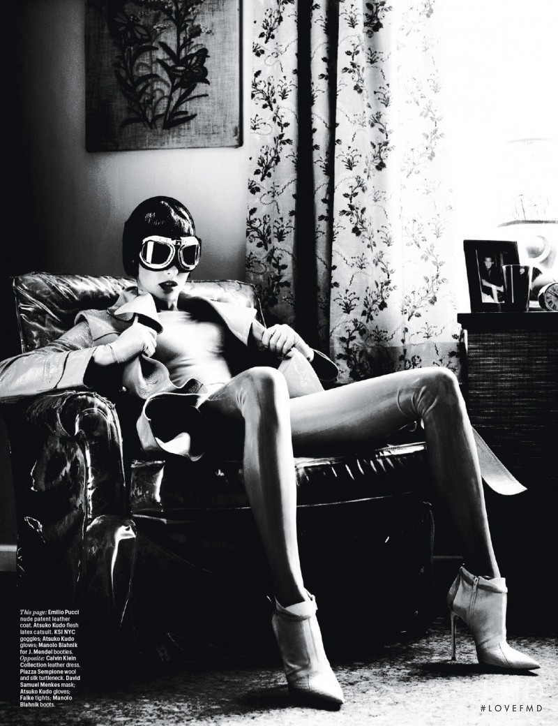 Linda Evangelista featured in Super Linda, September 2012