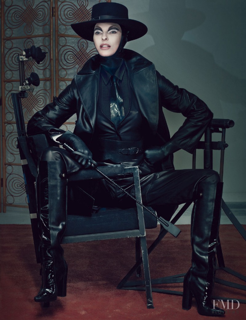 Linda Evangelista featured in Super Linda, September 2012