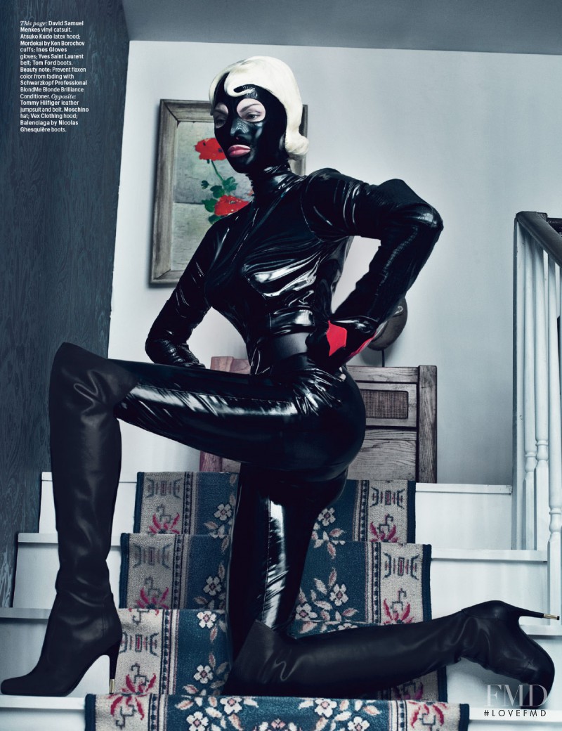 Linda Evangelista featured in Super Linda, September 2012