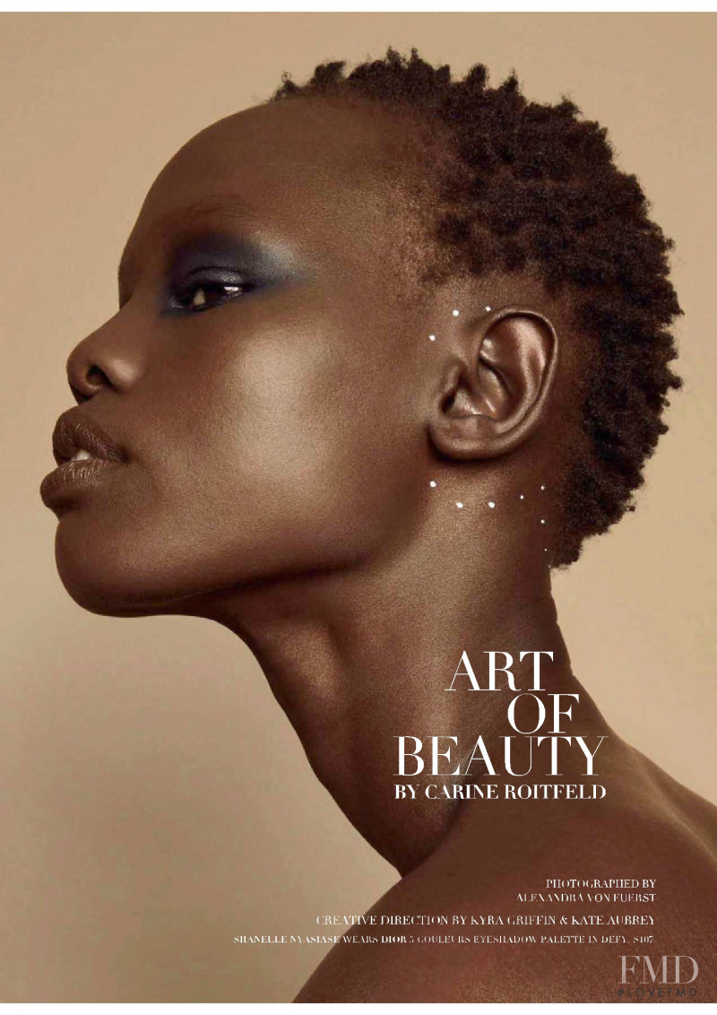 Shanelle Nyasiase featured in Art Of Beauty, May 2018