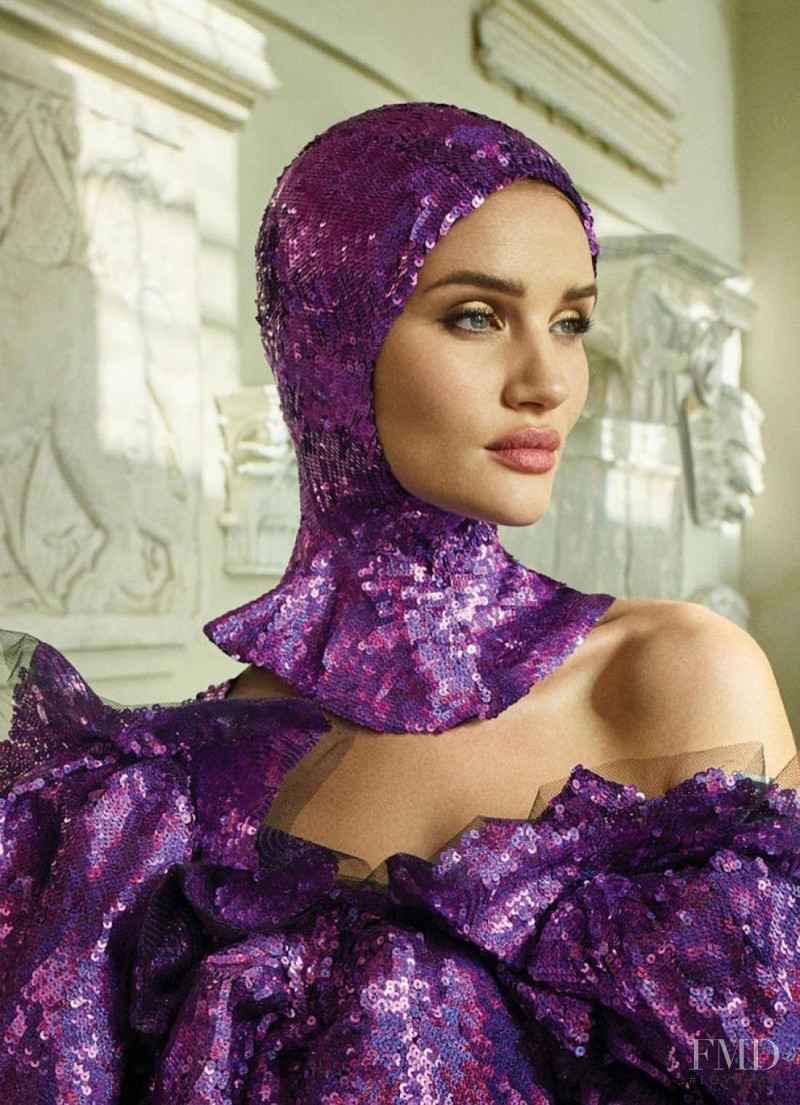 Rosie Huntington-Whiteley featured in Royal Par Excellence, April 2018