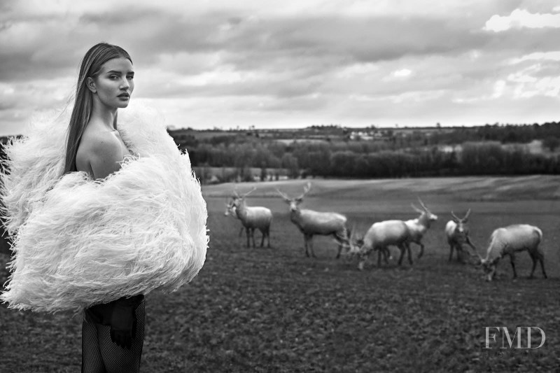 Rosie Huntington-Whiteley featured in Royal Par Excellence, April 2018