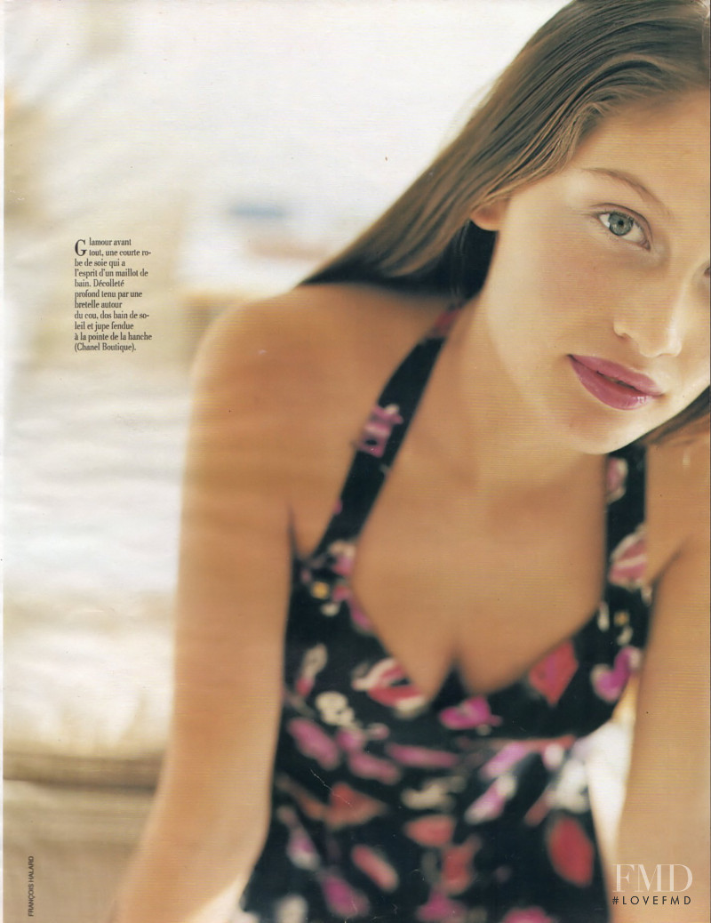 Laetitia Casta featured in Petite robes a fleur de peau, May 1995