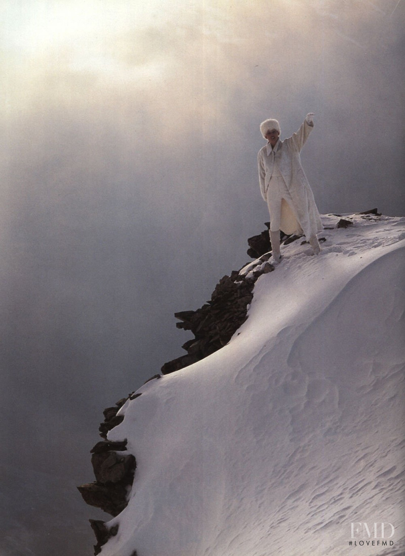 Laetitia Casta featured in Bianco Neve, December 1996