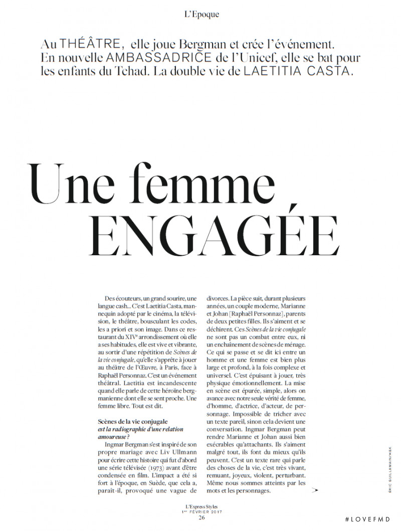 Une femme Engagee, February 2017