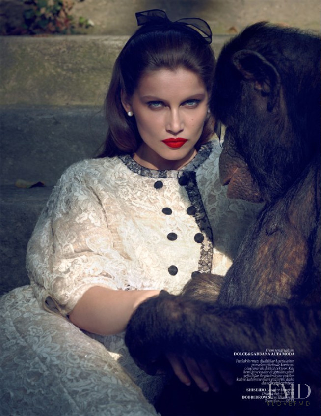 Laetitia Casta featured in Schvetlive Barok, October 2012