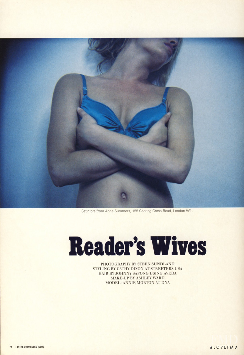 Annie Morton featured in Reader\'s Wives, December 1996