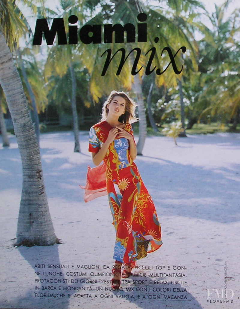 Basia Milewicz featured in Miami Mix, April 1993