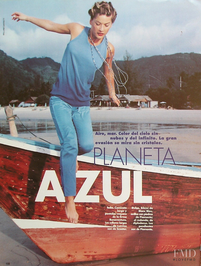 Basia Milewicz featured in Planeta Azul, April 1994