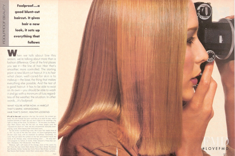 Karen Bjornson featured in Fool Proof Beauty, September 1979