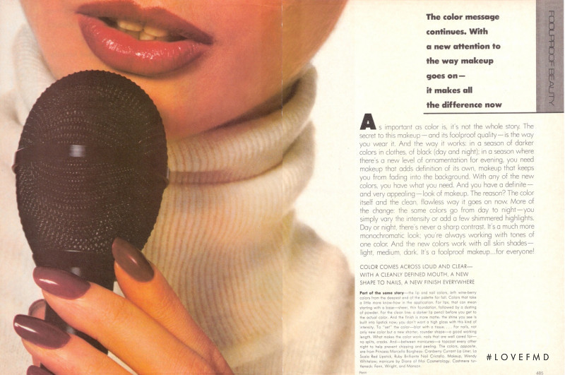 Karen Bjornson featured in Fool Proof Beauty, September 1979