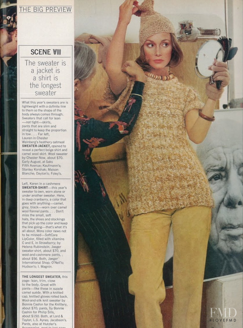 Karen Graham featured in The Big Preview, July 1973