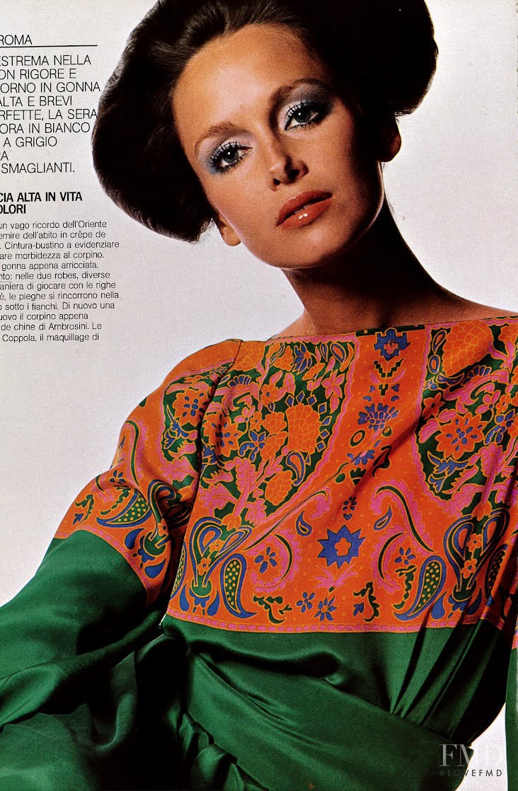 Karen Graham featured in Maglio la Femminilitá, March 1974