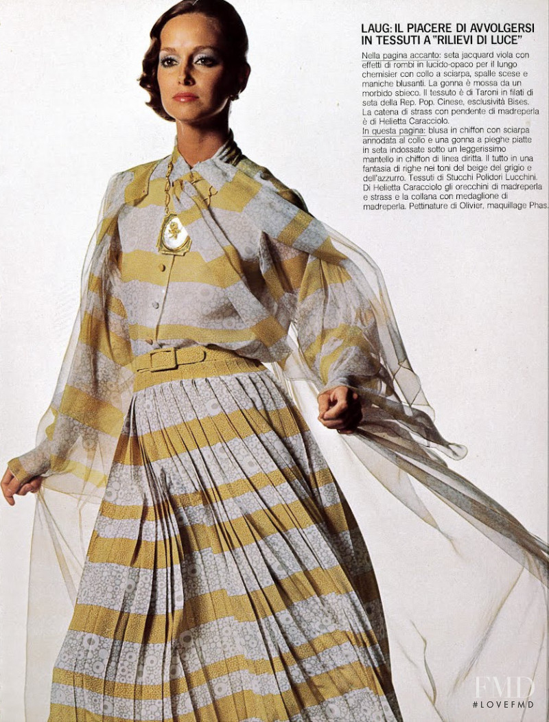 Karen Graham featured in Maglio la Femminilitá, March 1974