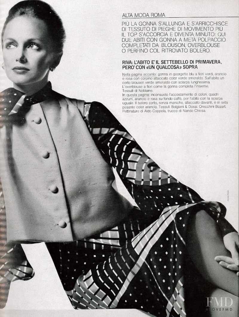 Karen Graham featured in Maglio la Femminilitá, March 1974
