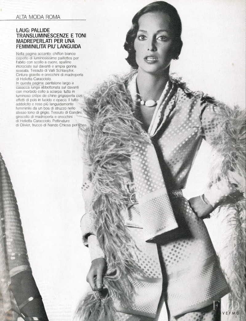 Karen Graham featured in Maglio la Femminilitá, March 1974