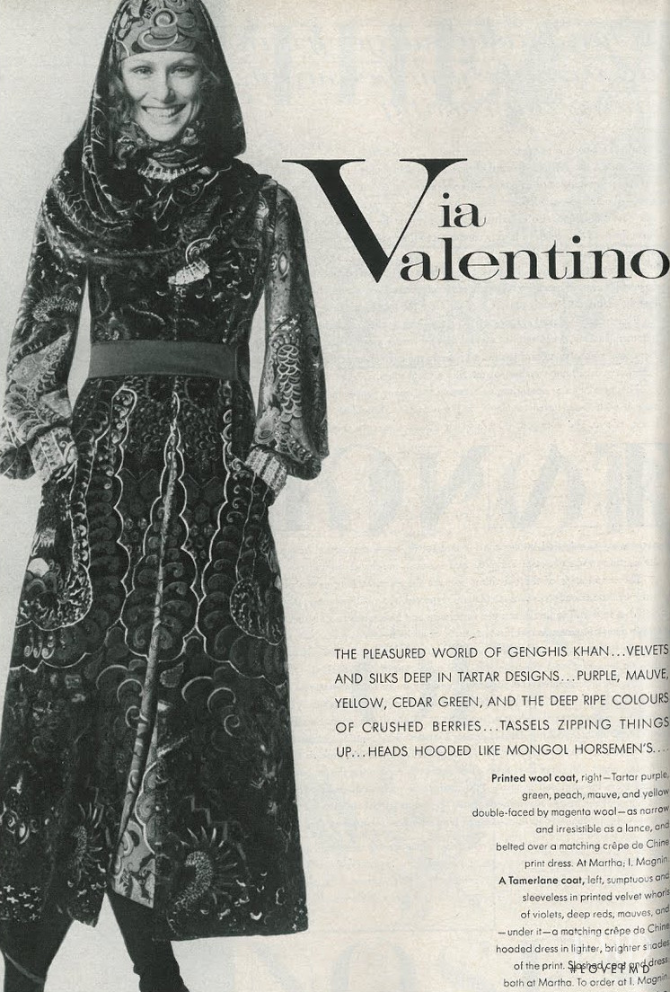 Via Valentino, October 1970