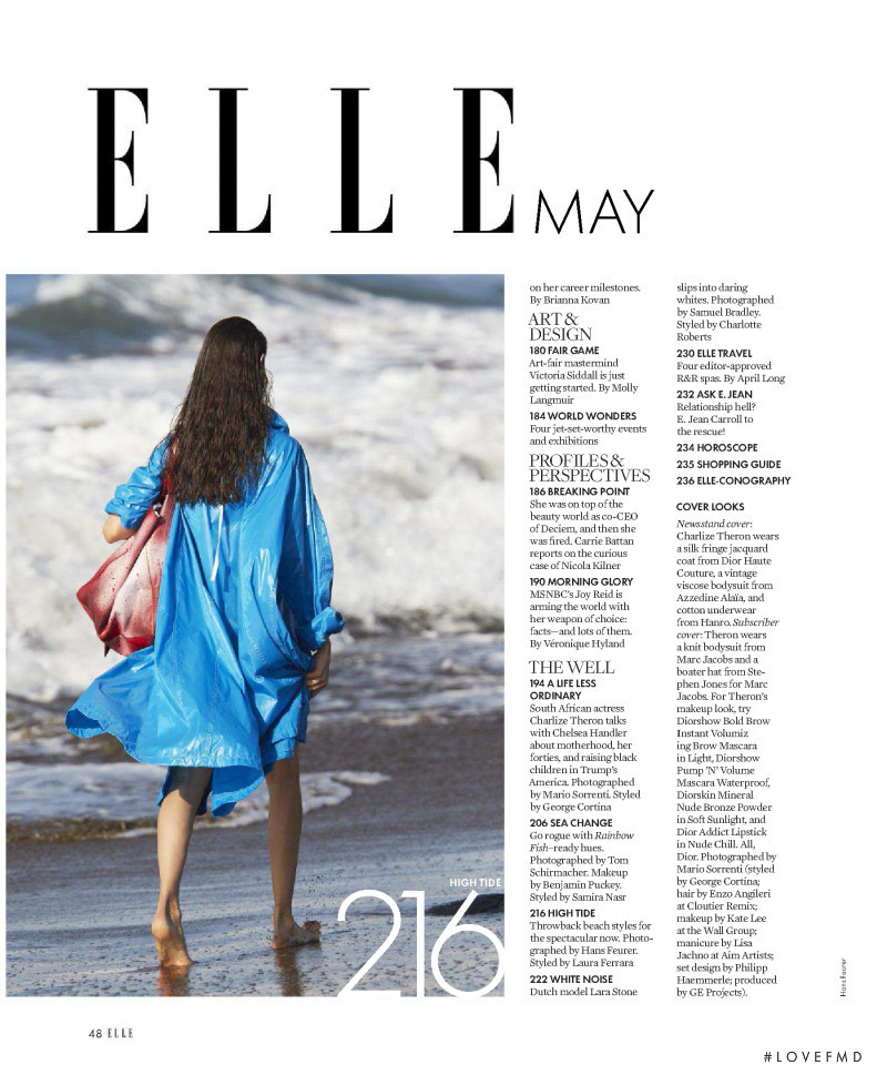 Blanca Padilla featured in High Tide, May 2018