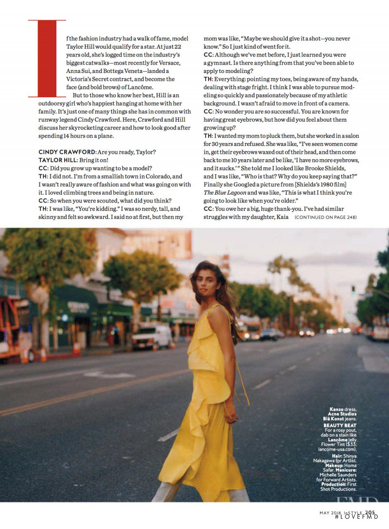 Taylor Hill featured in Taylor Goes to Hollywood, May 2018