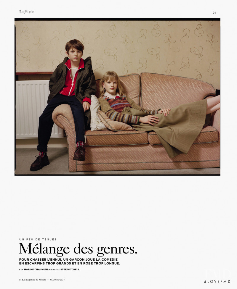 Hannah Motler featured in Melange des Genres, February 2017