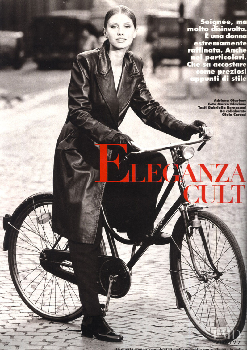 Malwina Zielinska featured in Eleganza Cult, October 1995