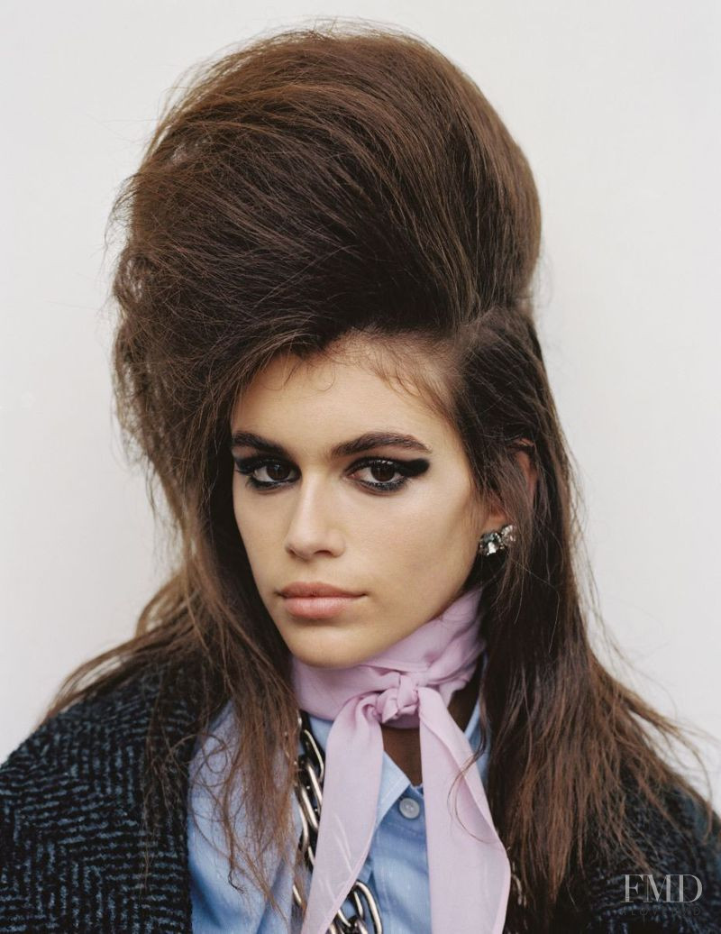 Kaia Gerber featured in Bouffant, Brilliant and Badass, March 2013