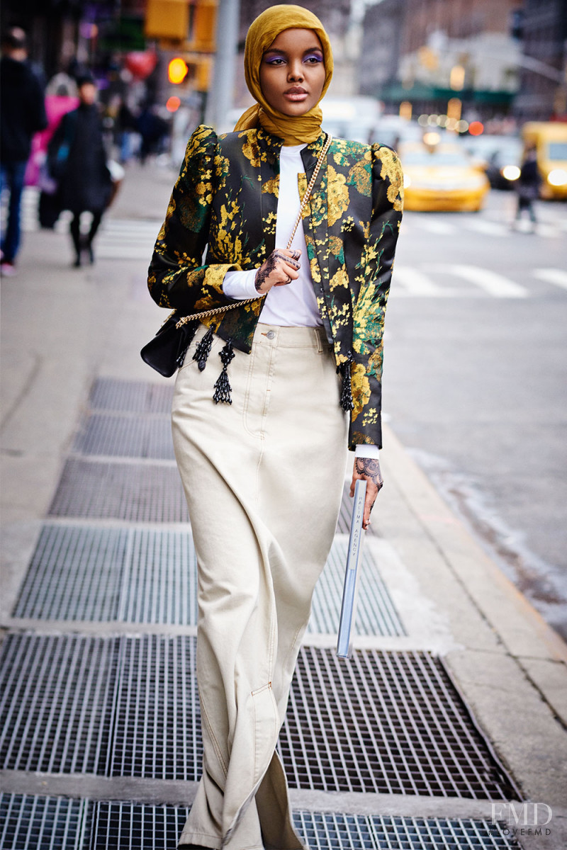 Halima Aden featured in The Halima Effect, April 2017