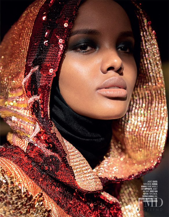Halima Aden featured in The Halima Effect, April 2017